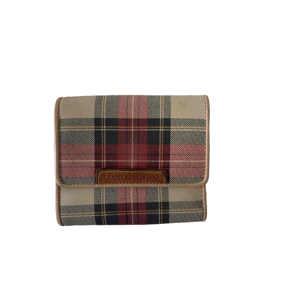 Vintage Y2K Tommy Hilfiger Plaid‎ Wallet